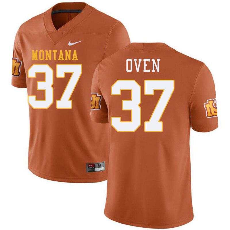 Clay Oven Montana Jersey,University Of Montana Grizzlies #37 Clay Oven Jersey Stitched-Throwback